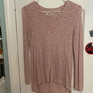 Striped long sleeve shirt